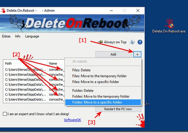 Delete.On.Reboot(重启时删除无用文件工具) V2.44 免费版