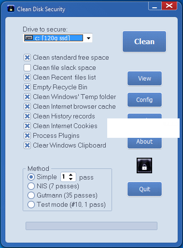 Clean Disk Security(硬盘清理工具) V8.11 免费版