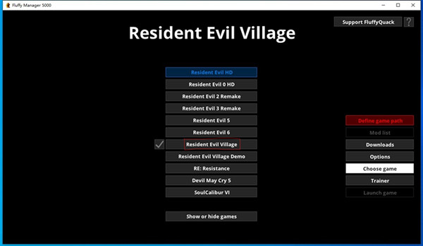 生化危机8MOD管理器 免费版
