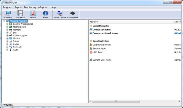 HWINFO64(系统信息检测工具) V7.06.4490 中文最新版