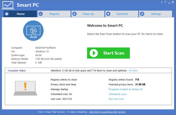Smart PC(系统优化工具) V6.2 免费版