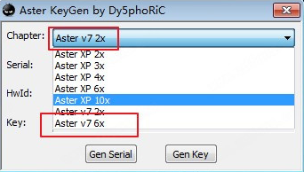 ASTER V2.28 Win10版