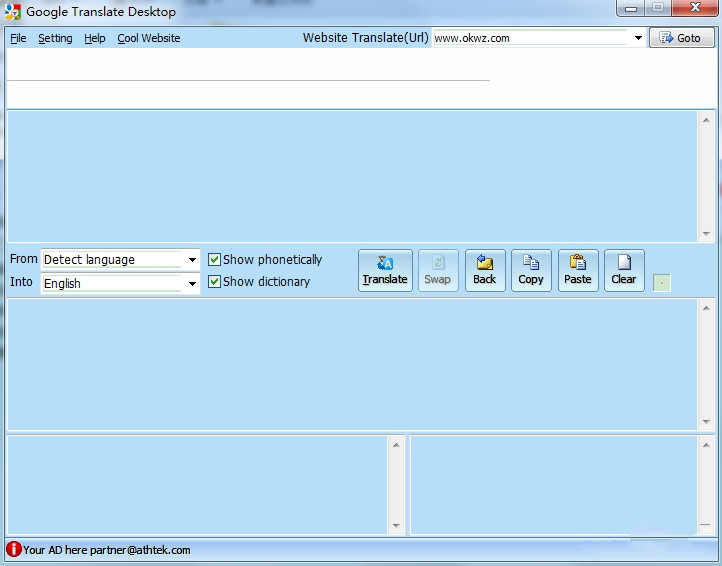谷歌桌面翻译(Google Translate Desktop) V2.1.90 免费版