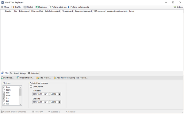 Word Text Replacer(Word内容批量替换软件) V1.10 官方版