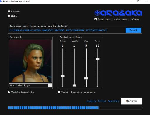 赛博朋克2077导入捏脸工具 V1.0 免费版