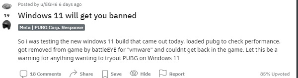 Win11玩游戏封号怎么办?Win11玩游戏封号的解决方法