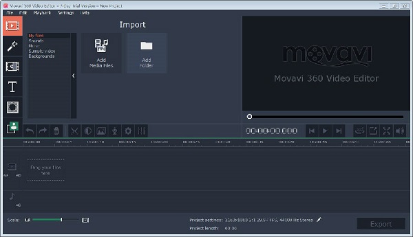 Movavi 360 Video Editor(全景视频制作工具) V1.0.1 免费版