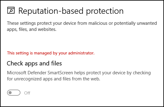 如何修复Windows10中的“此应用程序已被阻止以保护您”?