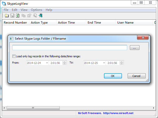 SkypeLogView(Skype聊天记录查看) V1.55 绿色版