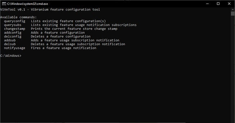 ViveTool V0.3.3 官方版
