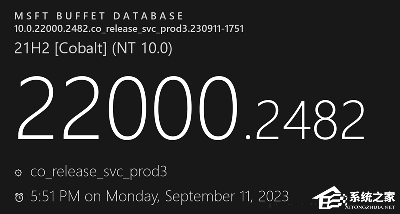 Win11 21H2 22000.2482补丁 官方版