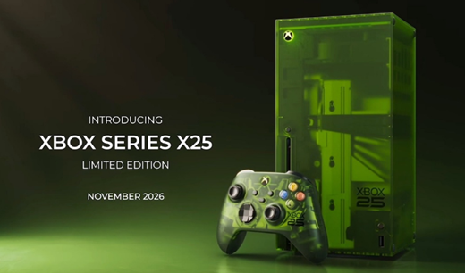 经典初代绿回归，Xbox 25 周年限定主机 + 专属手柄同步登场